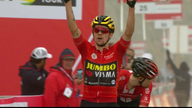Highlights of Roglic's Stage 6 win in UAE Highlights of Roglic's Stage 6 win in UAE