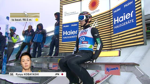 Kobayashi, salto da fuoriclasse a Seefeld: è davanti dopo la 1a manche dal trampolino normale Kobayashi, salto da fuoriclasse a Seefeld: è davanti dopo la 1a manche dal trampolino normale