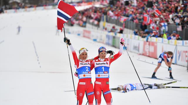 Dobbelt norsk – se Johaug smadre konkurrentene Dobbelt norsk – se Johaug smadre konkurrentene