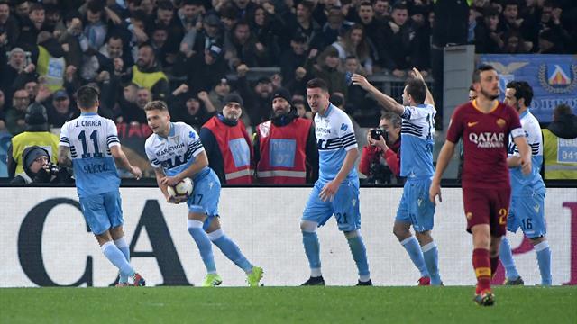 La Lazio corrige la Roma