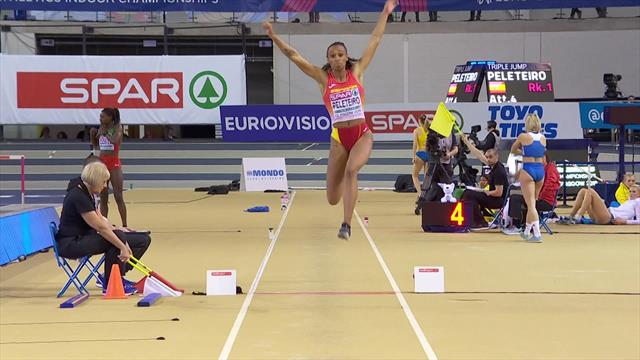 EK Indoor | Peleitro wint goud hink-stap-sprong EK Indoor | Peleitro wint goud hink-stap-sprong