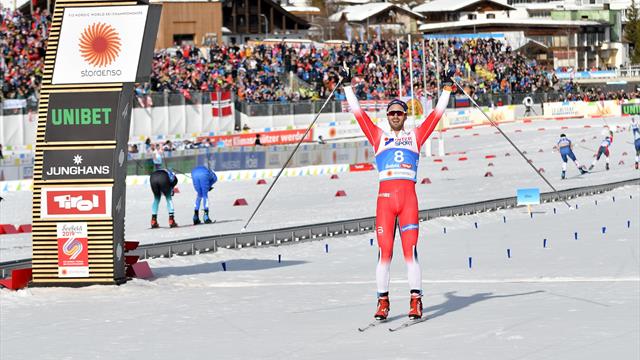 Holund remporte le 50 km ski de fond
