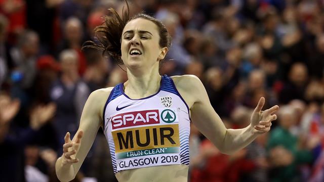 Laura Muir claims stunning double-double with 1500m gold Laura Muir claims stunning double-double with 1500m gold