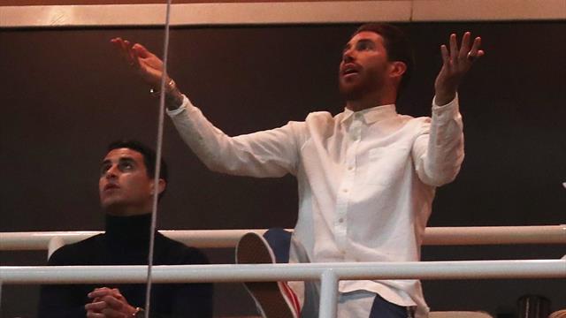 Et pendant ce temps-là, Ramos se faisait filmer en tribunes du Bernabeu pour un documentaire...