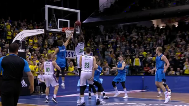 Eurocup, Dunk of the Night: Mathias Lessort, Unicaja Malaga Eurocup, Dunk of the Night: Mathias Lessort, Unicaja Malaga