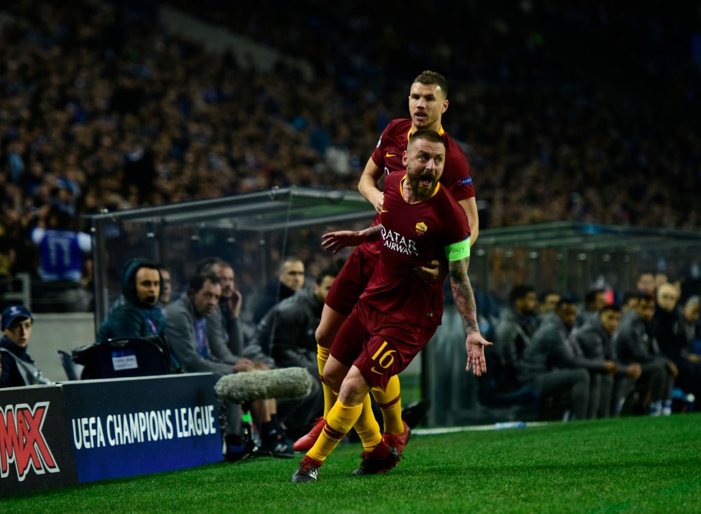 De Rossi, Dzeko ile birlikte