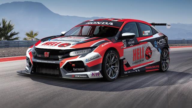 Striking livery for KCMG WTCR Hondas
