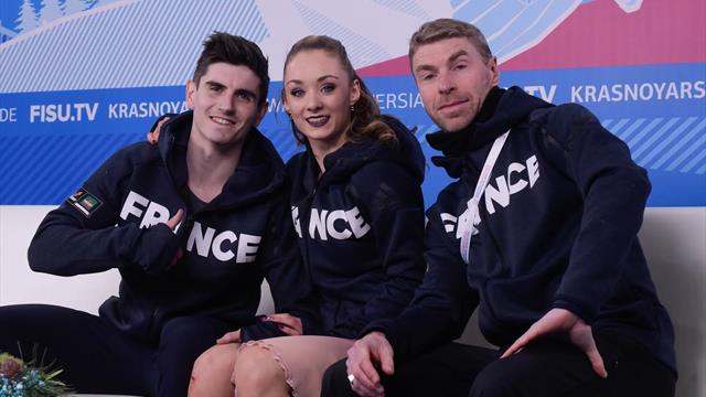 Universiades de Krasnoïarsk : Galyavieva et Thauron remportent le bronze en danse sur glace