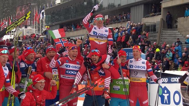 Tripudio russo nella 50 km di Oslo: Bolshunov davanti a Vylegzhanin e Larkov Tripudio russo nella 50 km di Oslo: Bolshunov davanti a Vylegzhanin e Larkov