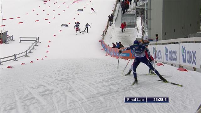 Mit Zielsprint zum elften Saisonsieg: Riiber gewinnt in Oslo Mit Zielsprint zum elften Saisonsieg: Riiber gewinnt in Oslo