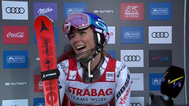 Shiffrin: I wanted to ski with risks today Shiffrin: I wanted to ski with risks today