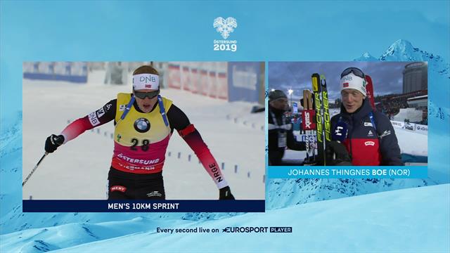 Johannes Thingnes Boe: I am just very happy Johannes Thingnes Boe: I am just very happy