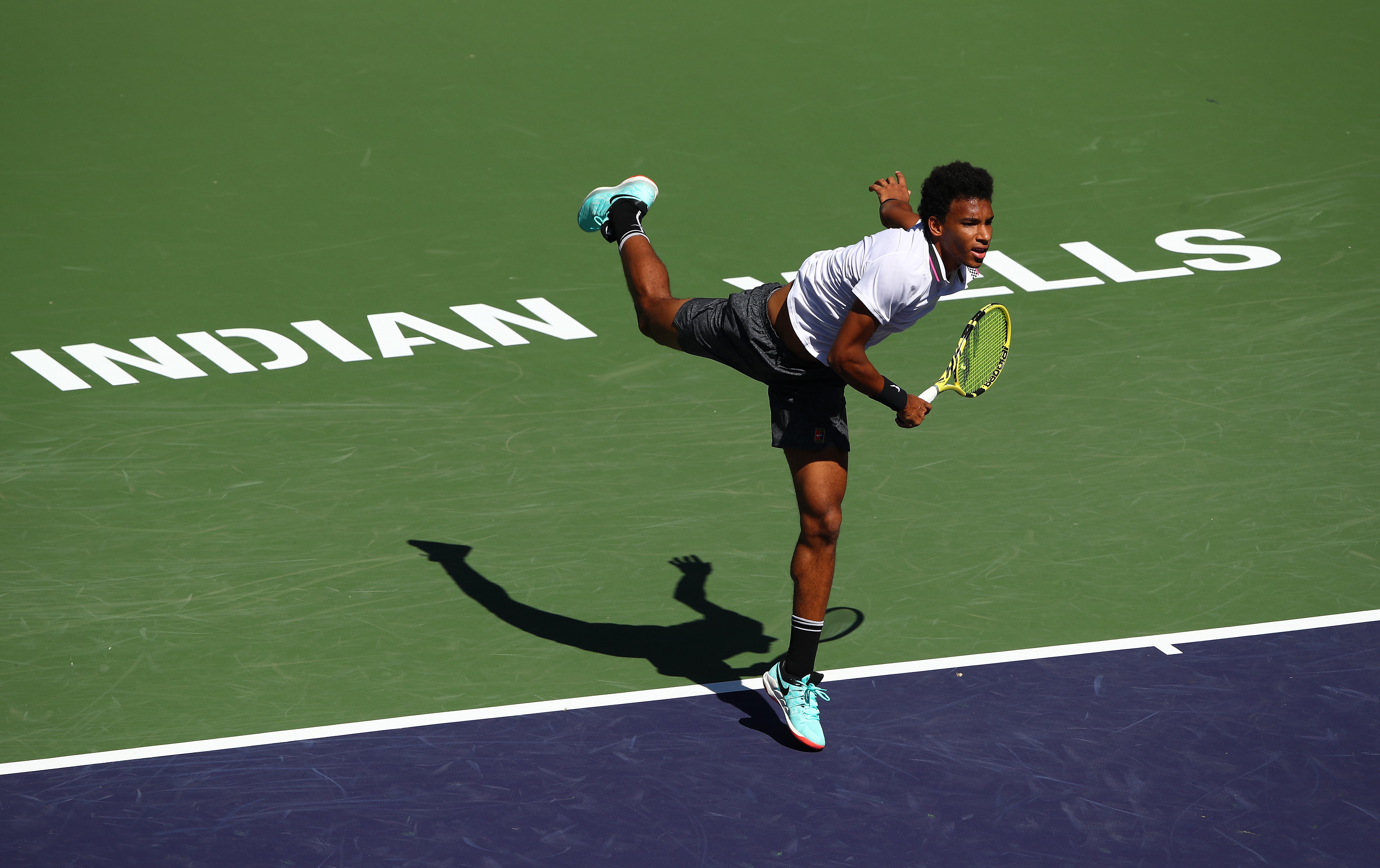 Felix Auger-Aliassime at Indian Wells