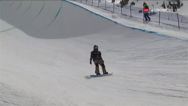 Snowboard de Mammoth: Queralt Castellet se queda sin opciones de victoria en Half Pipe Snowboard de Mammoth: Queralt Castellet se queda sin opciones de victoria en Half Pipe