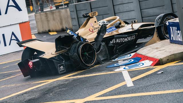 Bird crosses line first after causing Lotterer puncture on penultimate lap Bird crosses line first after causing Lotterer puncture on penultimate lap