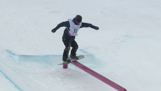 Highlights: Mamaev takes victory in men's snowboard slopestyle Highlights: Mamaev takes victory in men's snowboard slopestyle