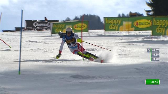 Zenhäusern wins Slalom by more than a second in Kranjska Gora Zenhäusern wins Slalom by more than a second in Kranjska Gora