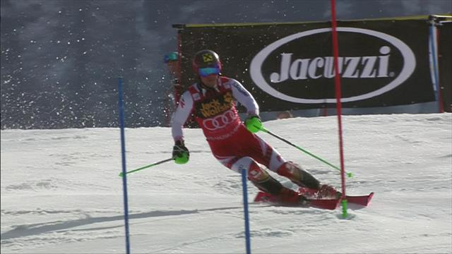 Hirscher ne voulait rien d'autre qu'un podium pour fêter son 8e sacre Hirscher ne voulait rien d'autre qu'un podium pour fêter son 8e sacre