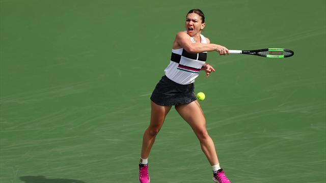 Halep claims tough win over qualifier Kozlova