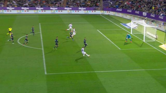 Polémica: Dos goles anulados en tres minutos al Valladolid por fuera de juego