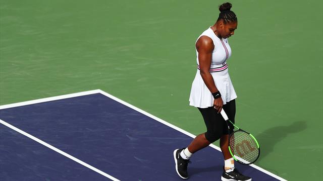 Serena Williams muss gegen Muguruza aufgeben