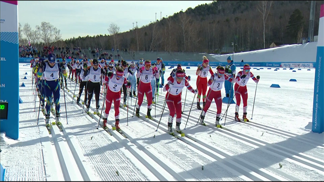 Universiada 2019: Dominio apubullante de Rusia en esquí de fondo Universiada 2019: Dominio apubullante de Rusia en esquí de fondo