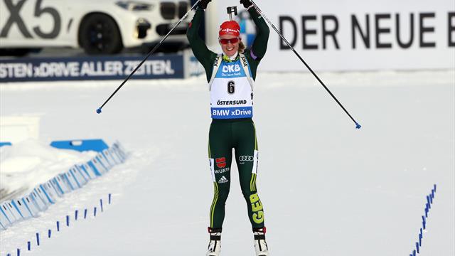 WK Östersund | Herrmann zegeviert bij achtervolging WK Östersund | Herrmann zegeviert bij achtervolging