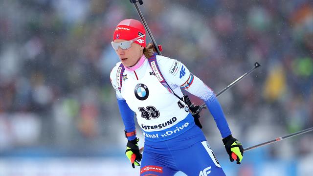 WK Östersund | Kuzmina pakt eindelijk goud op 7,5 kilometer sprint WK Östersund | Kuzmina pakt eindelijk goud op 7,5 kilometer sprint