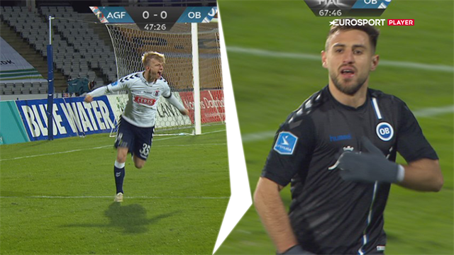 Highlights: Kløve stangede OB i mesterskabsslutspillet og AGF langt væk fra selvsamme Highlights: Kløve stangede OB i mesterskabsslutspillet og AGF langt væk fra selvsamme