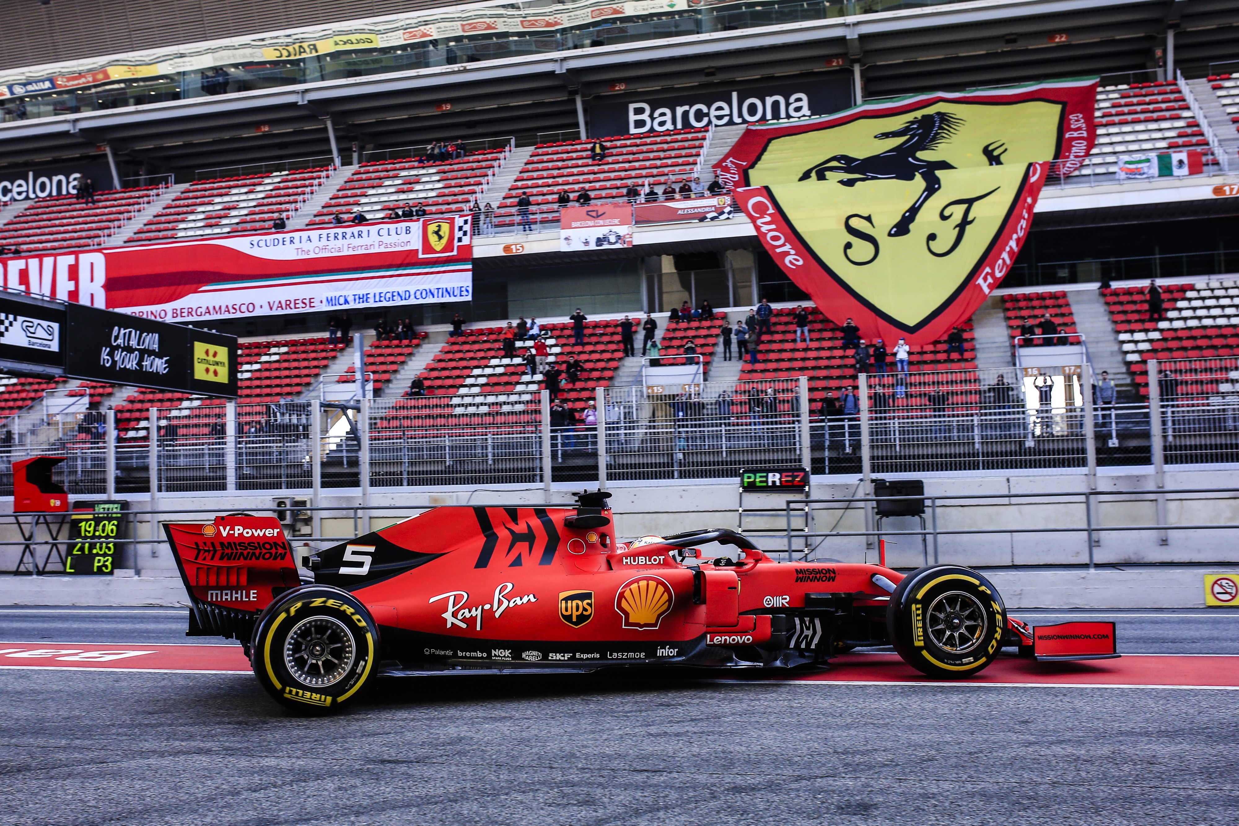 Sebastian Vettel (Ferrari) - Tests 2 Montmelo 2019