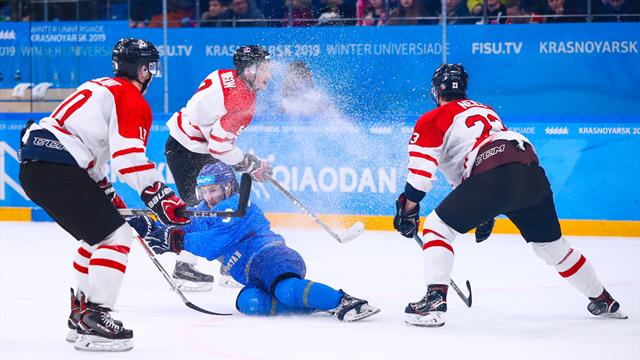 Highlights: Canada clinch bronze medal against Kazakhstan Highlights: Canada clinch bronze medal against Kazakhstan