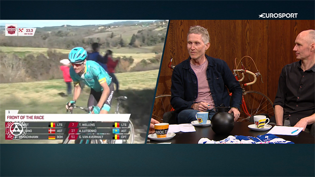 Holm & Bays Radio Tour om Strade Bianche: Tre afgørende nedslagspunkter i stor Fuglsang-analyse Holm & Bays Radio Tour om Strade Bianche: Tre afgørende nedslagspunkter i stor Fuglsang-analyse