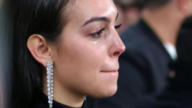 Las lágrimas de Georgina tras el hat-trick de Cristiano que clasificó a la Juventus