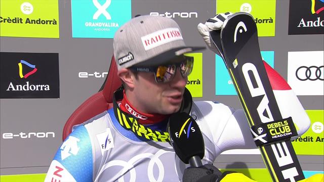 'It's unbelievable!' - Feuz reacts to Crystal Globe success in Downhill 'It's unbelievable!' - Feuz reacts to Crystal Globe success in Downhill