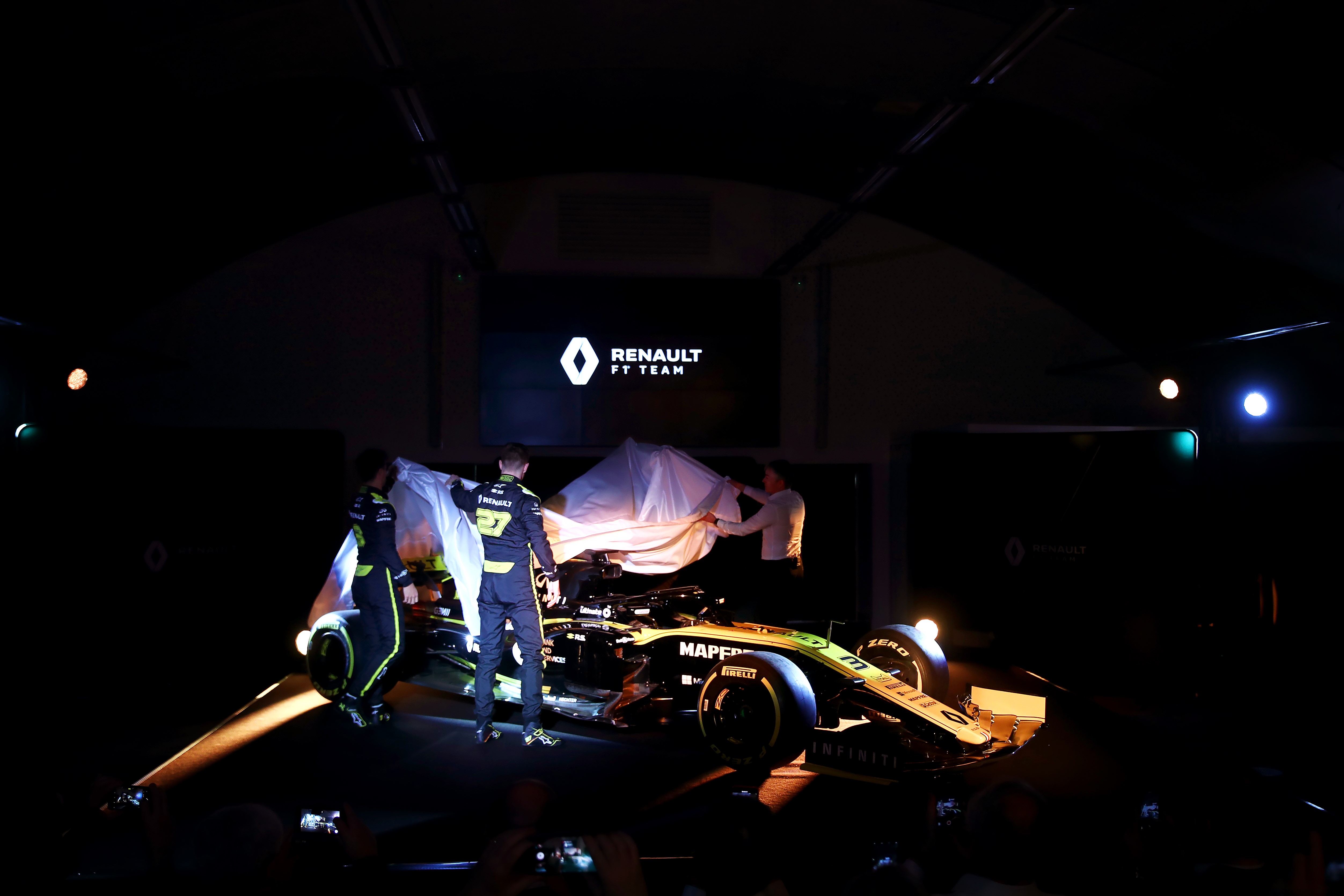 La présentation de la Renault RS19 le 12 février 2019 à Enstone