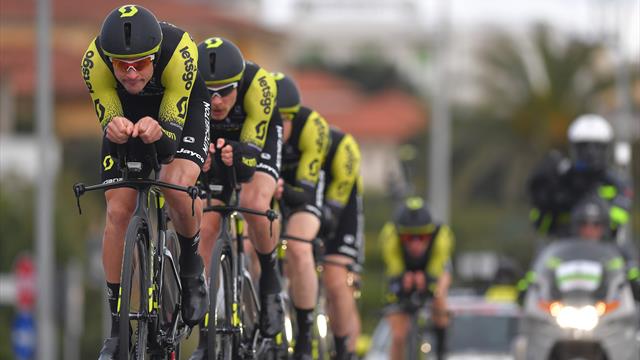 Tirreno - Adriatico: Mitchelton-Scott gewinnt das Mannschaftszeitfahren Tirreno - Adriatico: Mitchelton-Scott gewinnt das Mannschaftszeitfahren