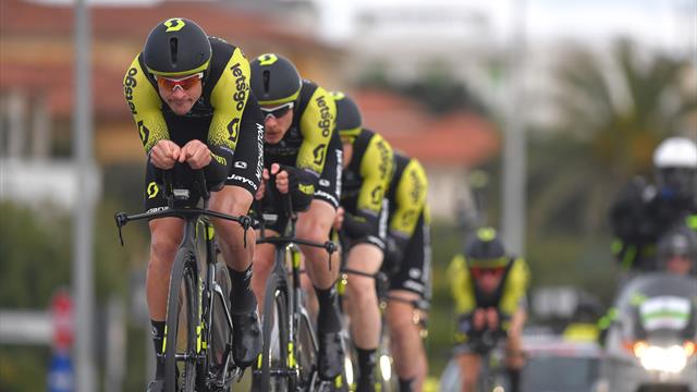 Tirreno Adriatico: alla Mitchelton-Scott la cronosquadre davanti alla Jumbo-Visma Tirreno Adriatico: alla Mitchelton-Scott la cronosquadre davanti alla Jumbo-Visma
