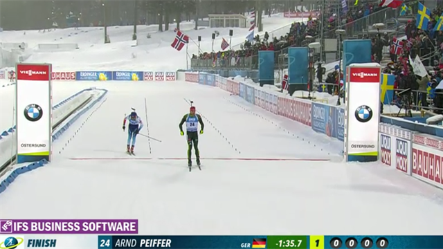 Peiffer läuft zur Gold: Highlights eines makellosen Rennens Peiffer läuft zur Gold: Highlights eines makellosen Rennens