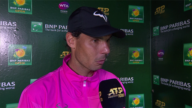 Nadal, tras sus problemas de rodilla: "Espero poder jugar (contra Federer)"