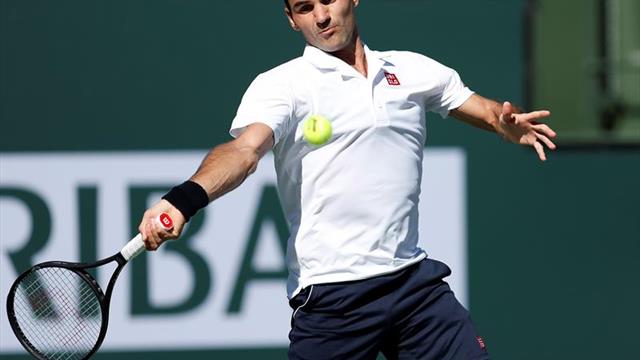 Federer se clasifica para cuartos de final en Indian Wells