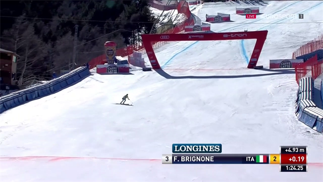 Federica Brignone sul podio nell'ultimo SuperG stagionale: è terza Federica Brignone sul podio nell'ultimo SuperG stagionale: è terza