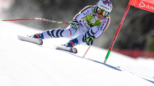 Triumph beim Weltcup-Finale: Rebensburg gewinnt Super G Triumph beim Weltcup-Finale: Rebensburg gewinnt Super G