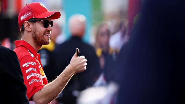 Vettel battezza la Ferrari SF90