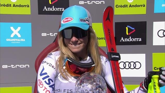 'I was never really expecting something like this!' - Shiffrin stunned by Super-G Globe 'I was never really expecting something like this!' - Shiffrin stunned by Super-G Globe