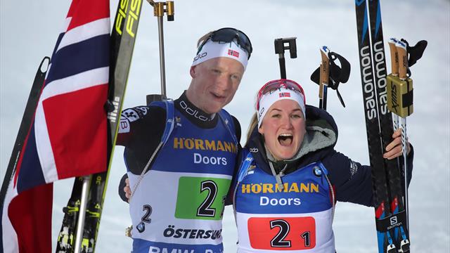 Boe et Olsbu en or, les Bleus loin du compte