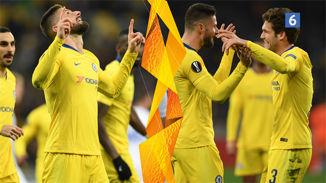 Highlights: Giroud smadrede Dynamo Kievs Europa League-drømme i 5-0-nedslagtning Highlights: Giroud smadrede Dynamo Kievs Europa League-drømme i 5-0-nedslagtning