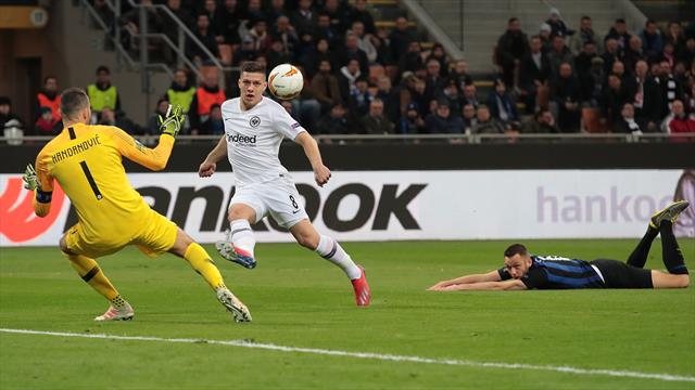 Le pagelle di Inter-Eintracht Francoforte 0-1: brilla Jovic, super Handanovic, malissimo Perisic
