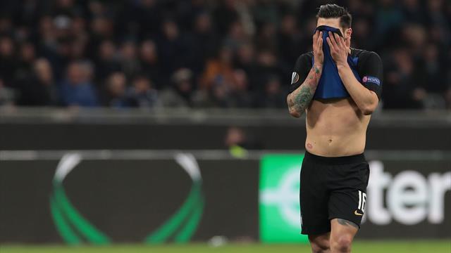 Disastro Inter, nerazzurri fuori dall'Europa League: l'Eintracht espugna 1-0 San Siro
