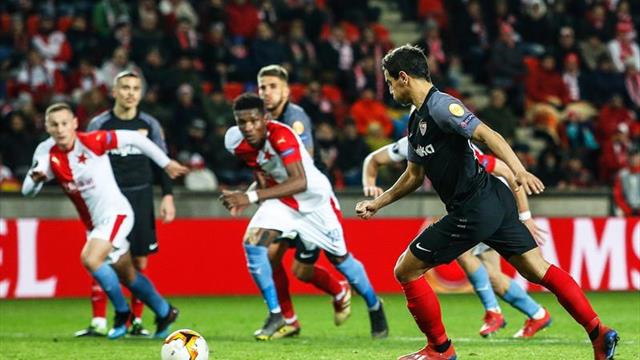 Slavia y Sevilla se van a la prórroga (2-2)