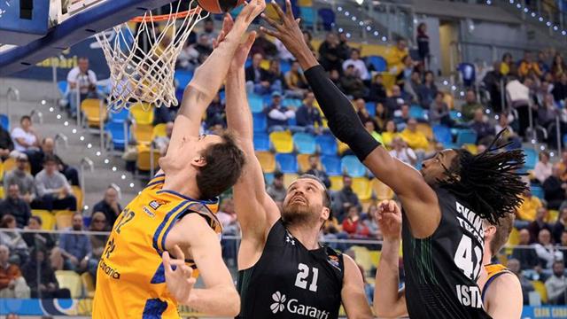 84-64. El Gran Canaria recobra la moral en el debut de Pedro Martínez